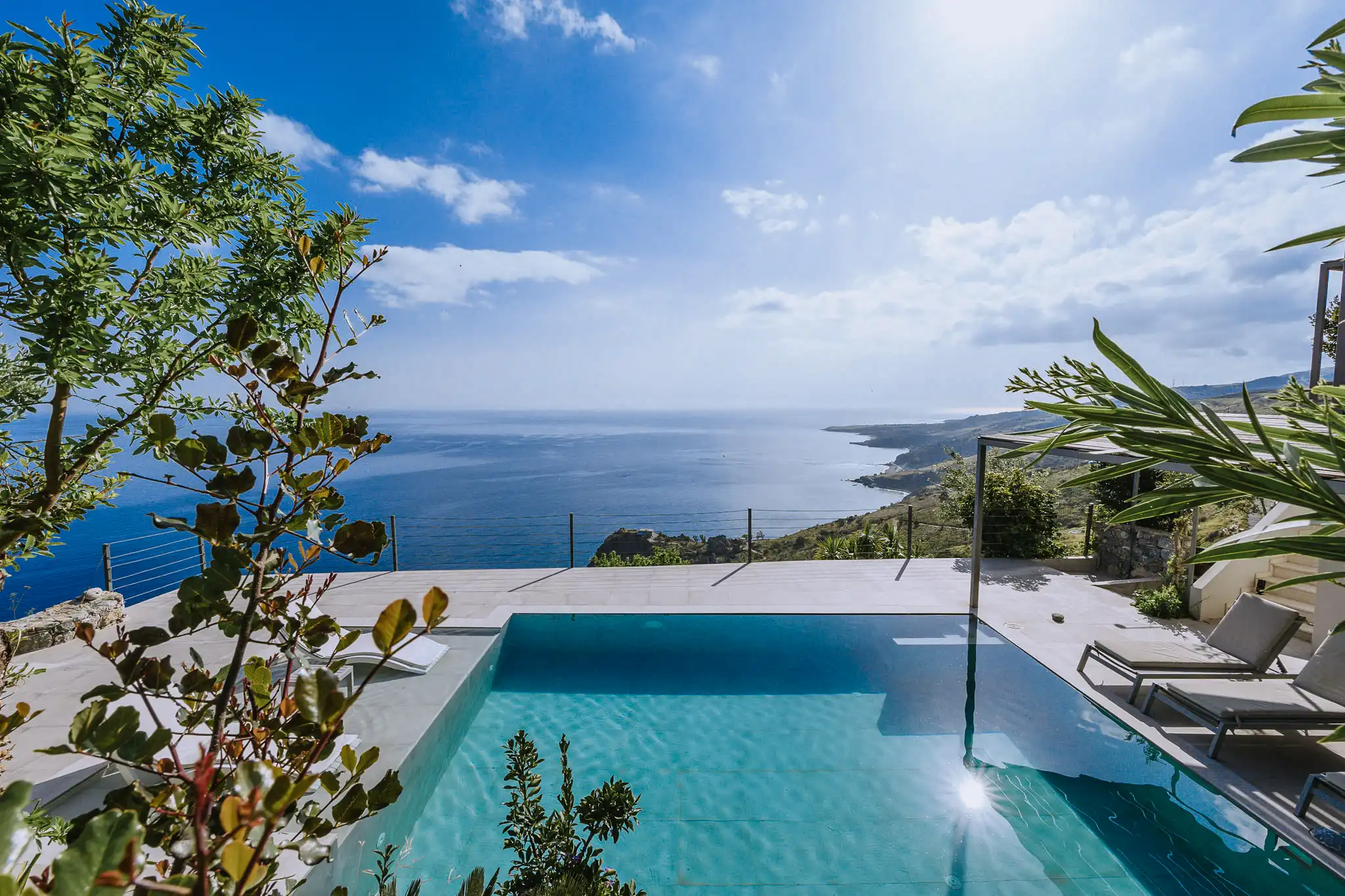 Anemos Villas pool view